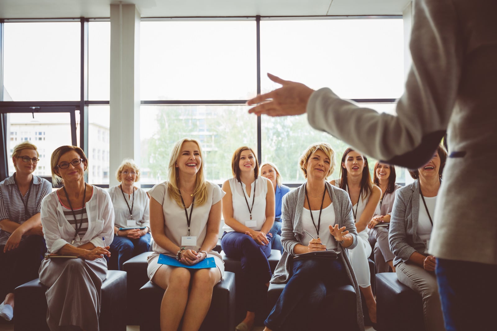 Lawyers attending a Continuing Professional Development seminar in Australia, engaged in a professional learning session.