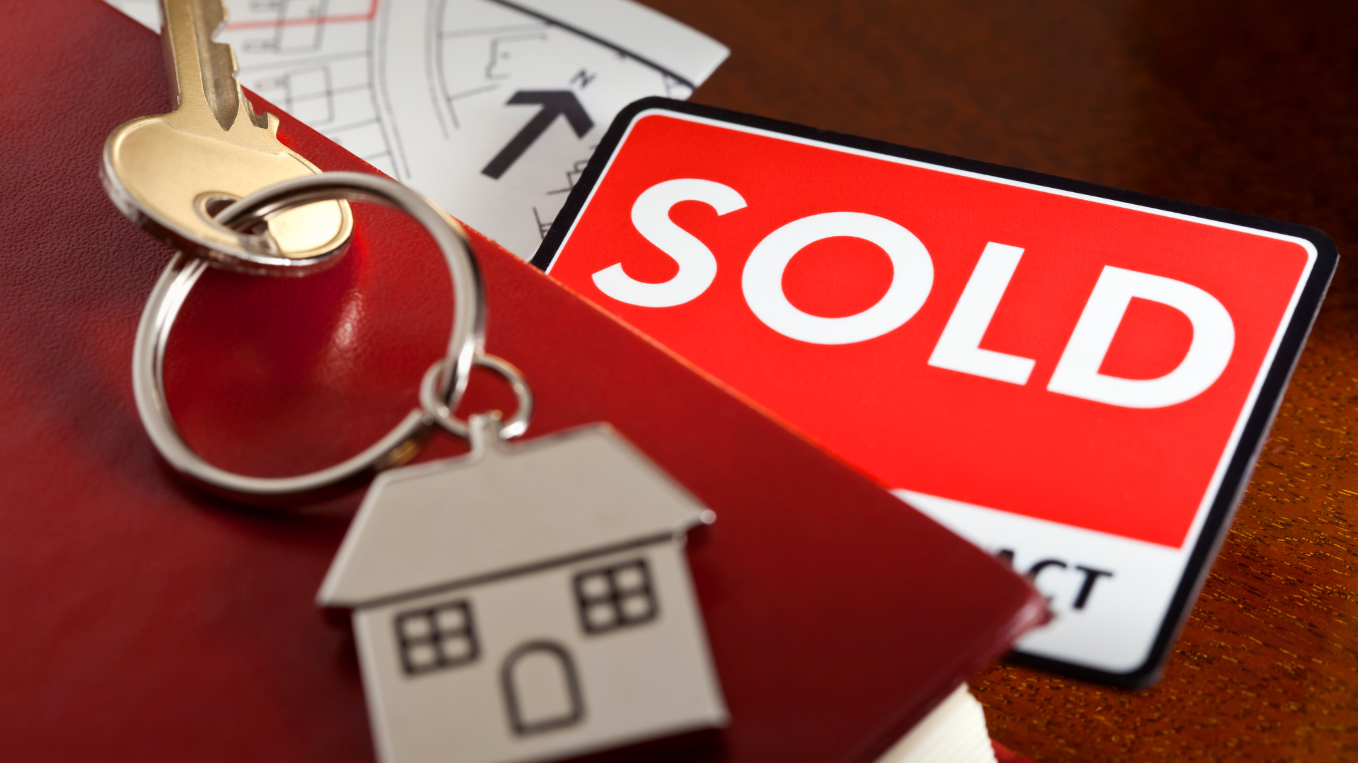 Property sale documents and keys for conveyancing